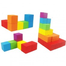 Wooden Cube Blocks